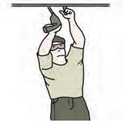 انجام کارهای ایستا (استاتیک) با یک عضو مانند کار با دریل