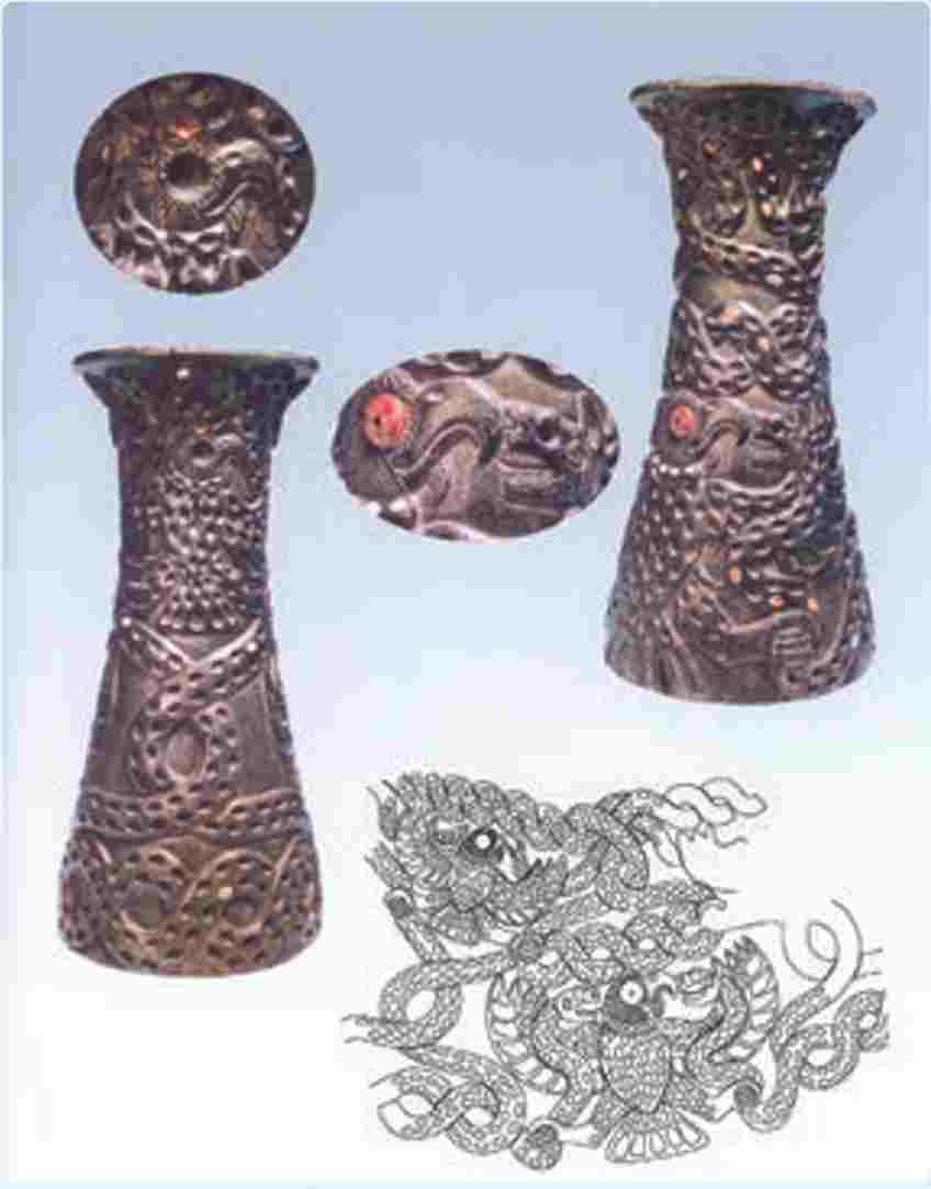 تُنگ مخروطی از جنس سنگ صابونی
