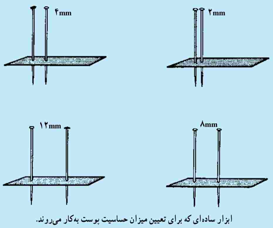 ابزار ساده‌ای که برای تعیین میزان حساسیت پوست