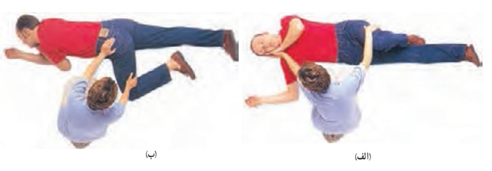 نحوه قرار دادن مصدوم در وضعیت بهبود