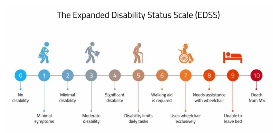 مقیاس وضعیت ناتوانی گسترده (Expanded Disability Status Scale - EDSS)
